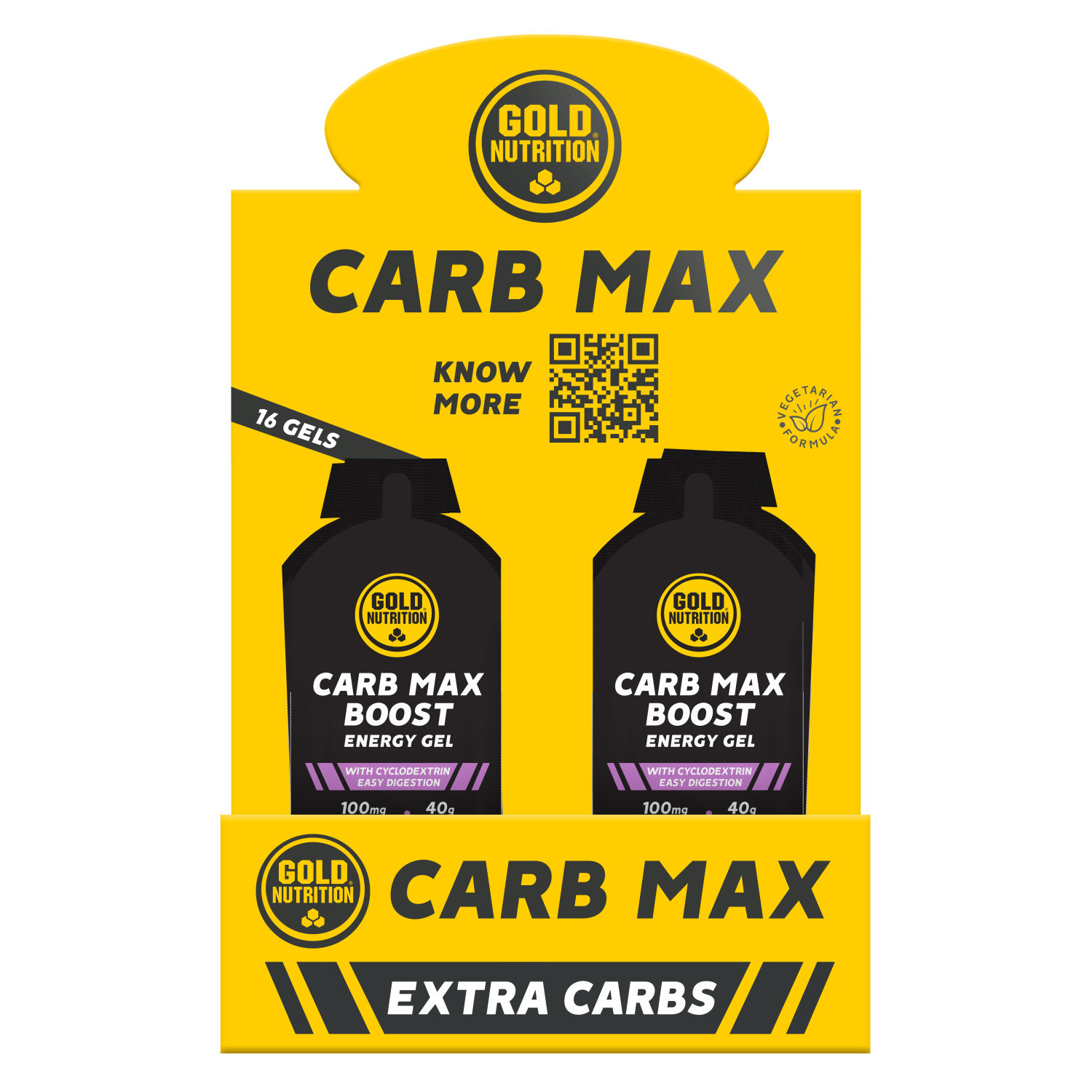 CARB MAX BOOST ENERGY GEL VANILLA- BERRIES BOX