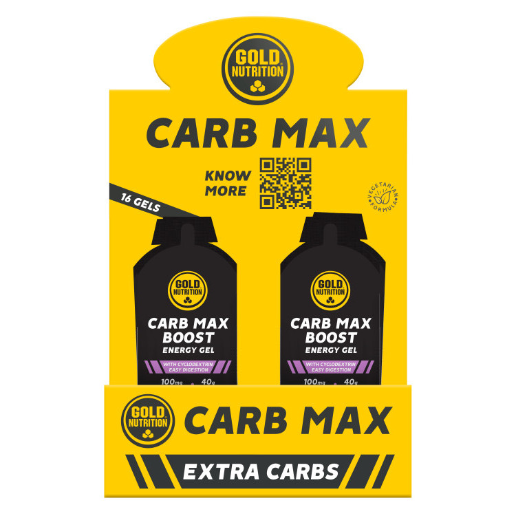 CARB MAX BOOST ENERGY GEL VANILLA- BERRIES BOX