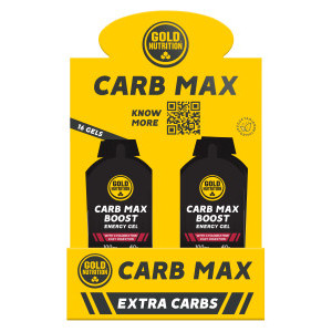CARB MAX BOOST ENERGY GEL STRAWBERRY BOX