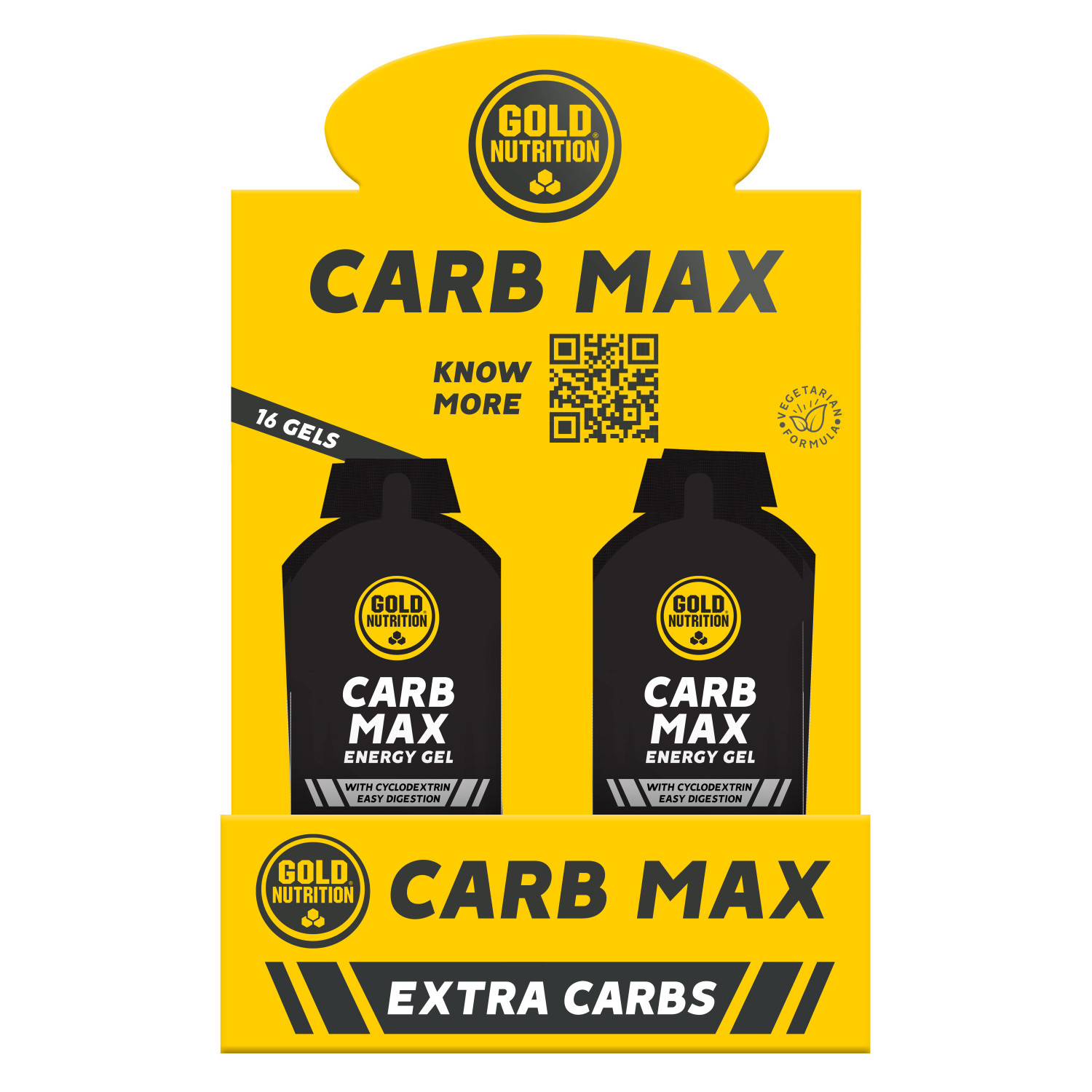 CARB MAX ENERGY GEL UNFLAVOURED BOX