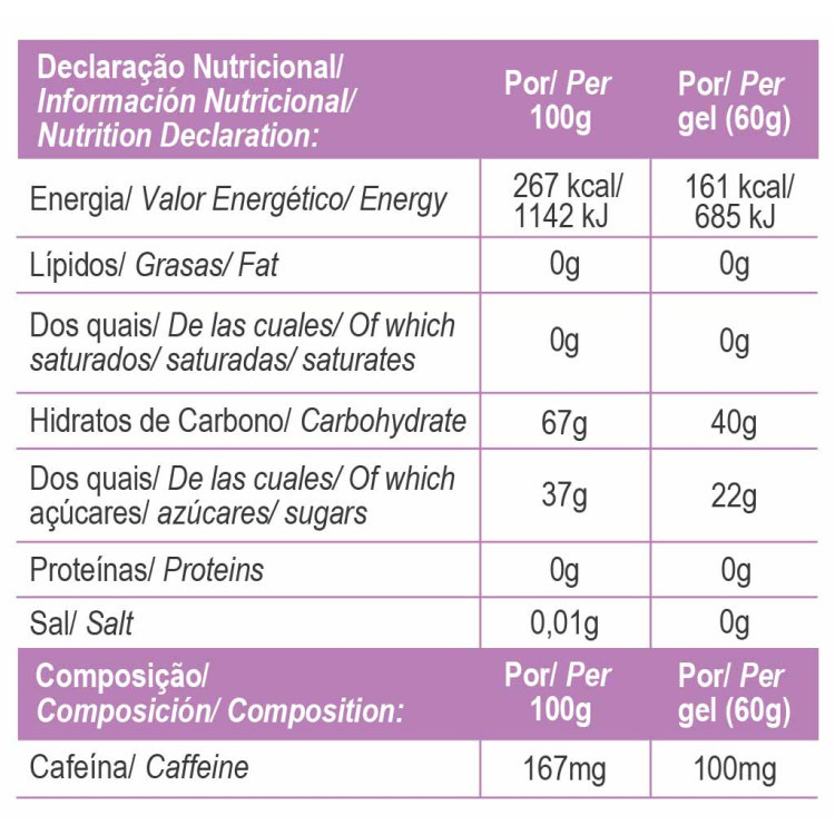CARB MAX BOOST ENERGY GEL VANILLA- BERRIES