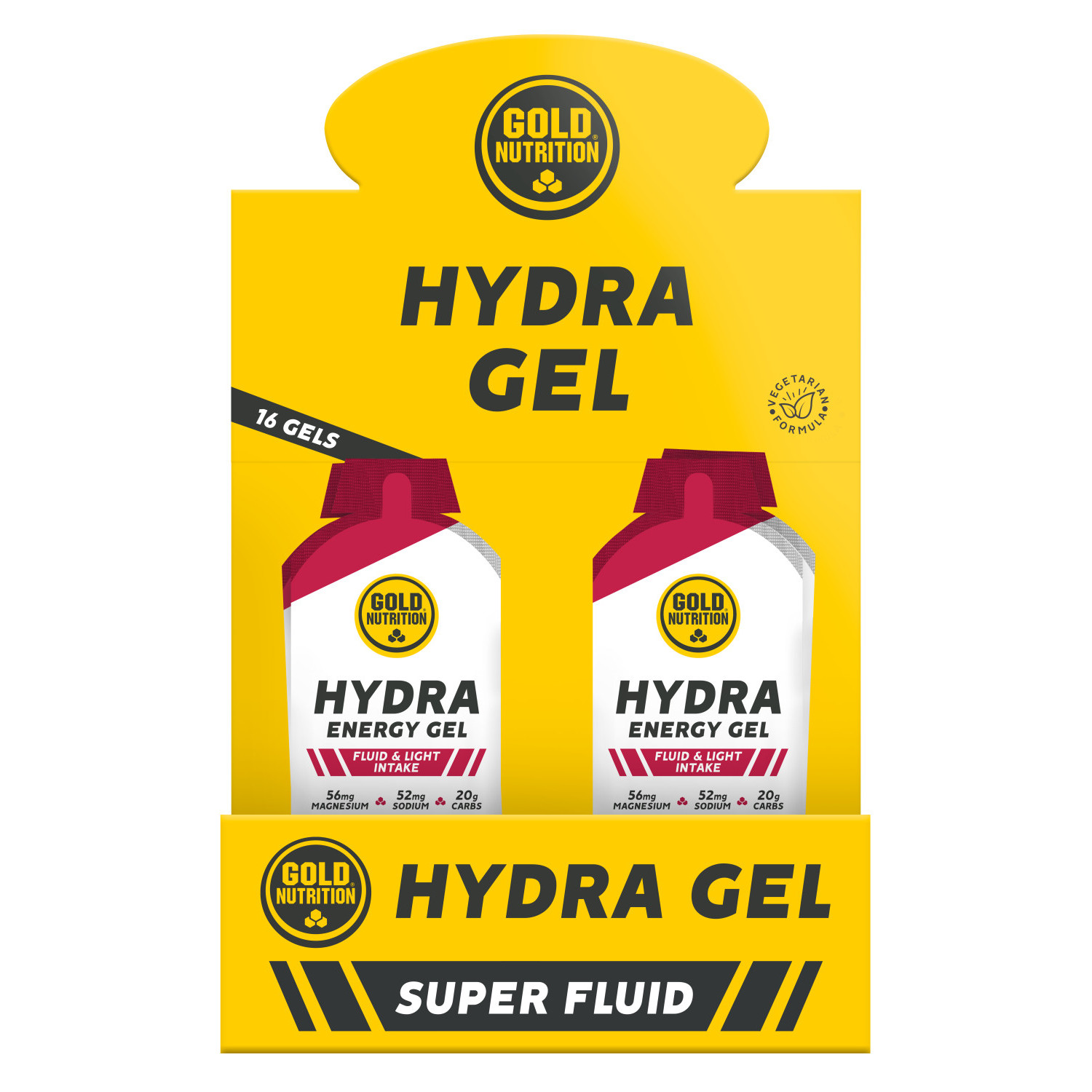 HYDRA ENERGY GEL RASPBERRY BOX